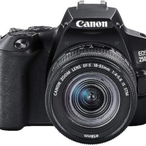 Canon EOS 250D + Canon EF-s 18-55mm f/4-5.6 IS STM Lens - Black